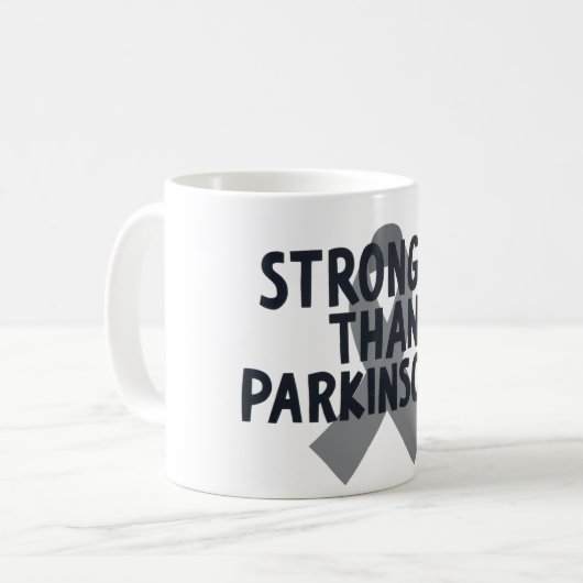 Stronger als Parkinson Kaffeetasse (Vorderseite Links)