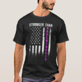 Stronger als Sarcoidose Patriotic Sarcoidose Aw T-Shirt (Vorderseite)
