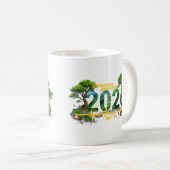 Stronger Brighter Better 2026 | Nature Heartbeat  Kaffeetasse (VorderseiteRechts)
