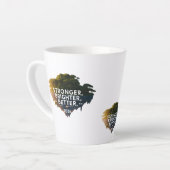 Stronger Brighter Better 2026 | Serene Floating Milchtasse (Linke Ecke)