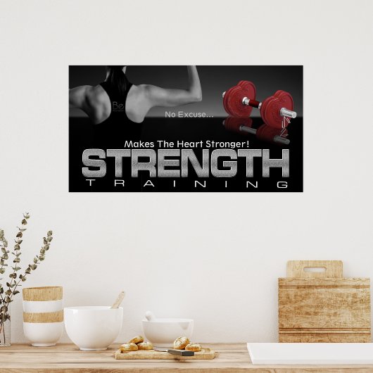 Stronger Heart Poster (Küche)