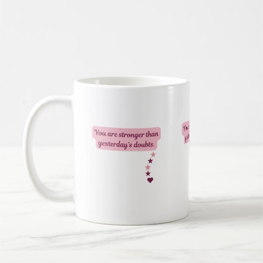 Stronger Than Doubt Mug Kaffeetasse (Links)
