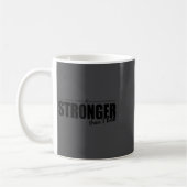 Stronger Than I Look D374 Gym Shirt _ Workout _ Mo Kaffeetasse (Links)