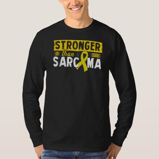 Stronger Than Sarcoma Sarcoma Survivor T-Shirt (Vorderseite)