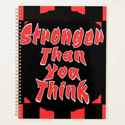 Stronger Than You Think Planer (Vorderseite)