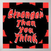 Stronger Than You Think Poster (Vorne)