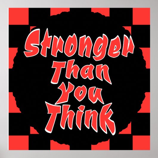 Stronger Than You Think Poster (Vorne)