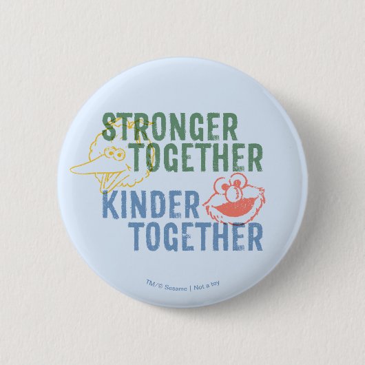 Stronger Together Kinder Together Button (Vorderseite)