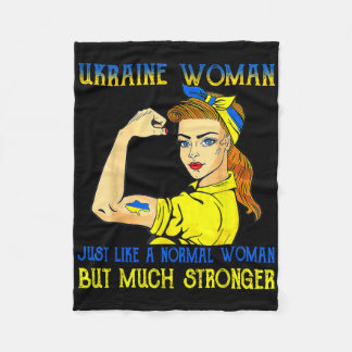 Stronger Ukraine Woman Just Like A Normal Woman Uk Fleecedecke