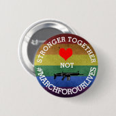 StrongerTogether Liebe nicht schießt Button (Vorne & Hinten)