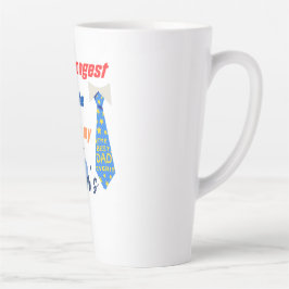 Strongest Man 👔 fröhliches Design für einen Helde Milchtasse