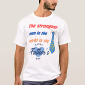 Strongest Man 👔 fröhliches Design für einen Helde T-Shirt (Vorderseite)