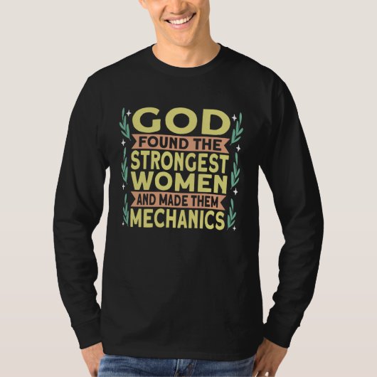 Strongest Mechanic Mechanics Car Mechanic T-Shirt (Vorderseite)