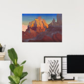 Stronghold, Basgo von Nicholas Roerich Poster (Heimbüro)