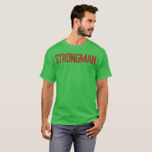Strongman 70er Junge T-Shirt (Vorne ganz)