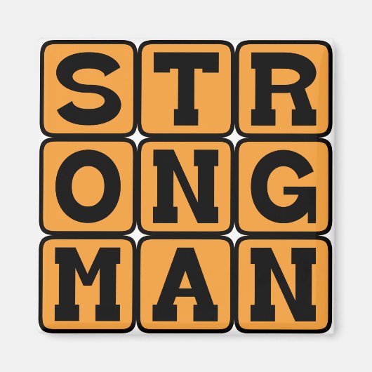 Strongman, Bodybuilding Magnet (Vorne)