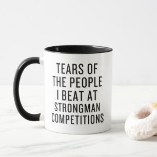 Strongman Competitions Funny Tasse