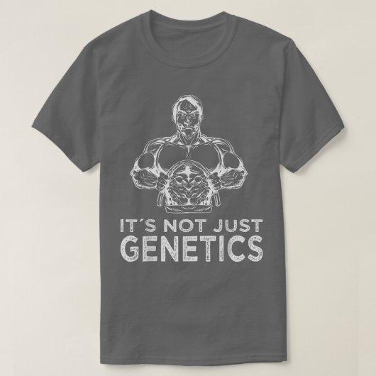 Strongman ist nicht nur der Power der Genetik, der T-Shirt (Design vorne)