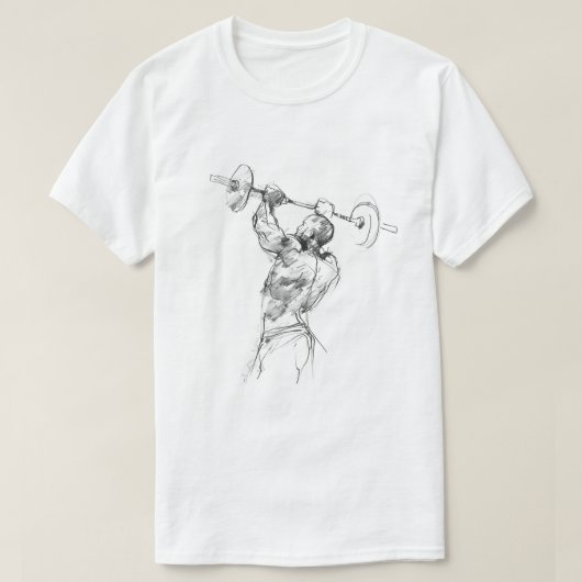 Strongman Lifting Weights T-Shirt (Design vorne)