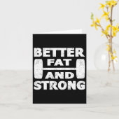 Strongman Outfit besser fett und kräftig mit Power Karte (Gelbe Blume)