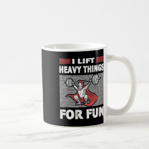 Strongman Outfit Heavy Dings for Fun Bodybuilding Kaffeetasse