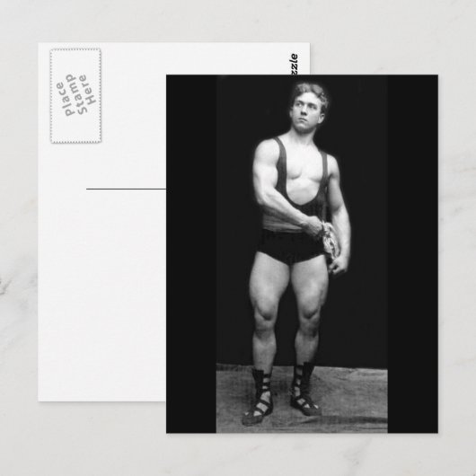 Strongman Postkarte (Vorne/Hinten)