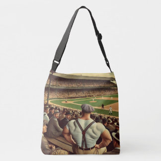 Strongman Watching Baseball Shoulder Tote Tragetaschen Mit Langen Trägern