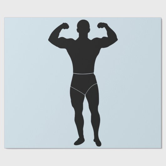 Strongman Wrapping Paper Geschenkpapier (Flach)