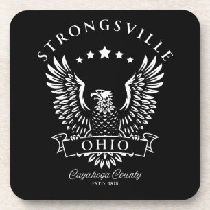 Strongsville Cuyahoga County Ohio Vintage Adler Getränkeuntersetzer