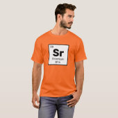Strontium/Periodische Tabelle - T - Shirt für Elem (Vorne ganz)