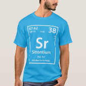 Strontiumelement (weiß) T-Shirt (Vorderseite)