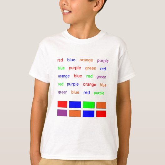 Stroop-Test T-Shirt (Vorderseite)