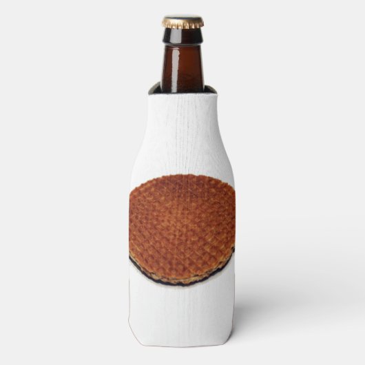 Stroopwafel Flaschenkühler (Flaschenvorderseite)