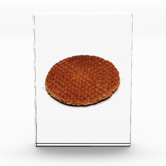 Stroopwafel Fotoblock (Vorderseite)