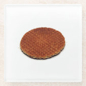 Stroopwafel Glasuntersetzer (Vorderseite)
