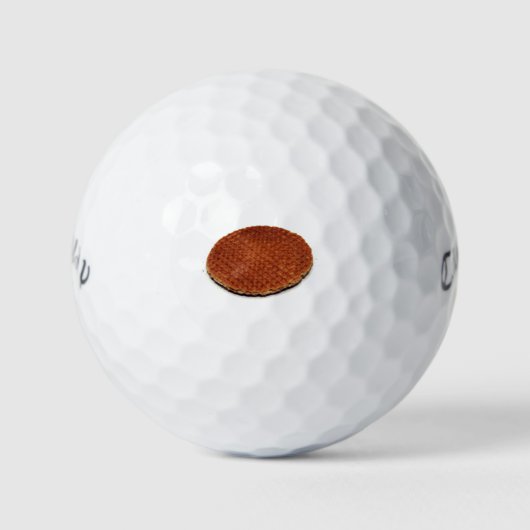 Stroopwafel Golfball (Vorderseite)