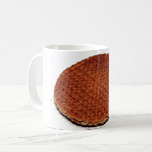 Stroopwafel Kaffeetasse (Vorderseite Links)