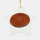 Stroopwafel Keramik Ornament (Hinten)
