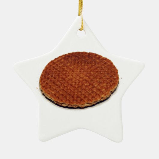 Stroopwafel Keramik Ornament (Hinten)
