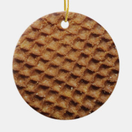 Stroopwafel Keramikornament
