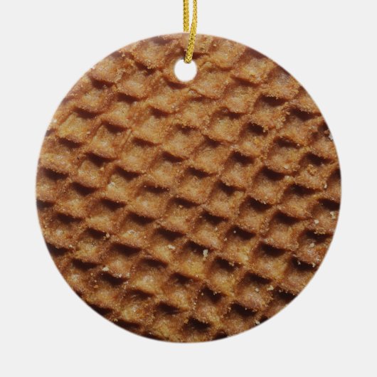 Stroopwafel Keramikornament (Vorne)