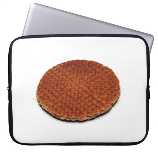 Stroopwafel Laptopschutzhülle (Vorderseite)