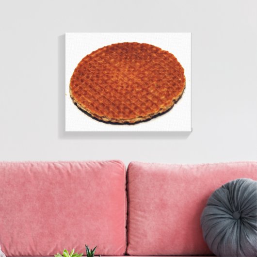 Stroopwafel Leinwanddruck (Insitu (Wohnzimmer))