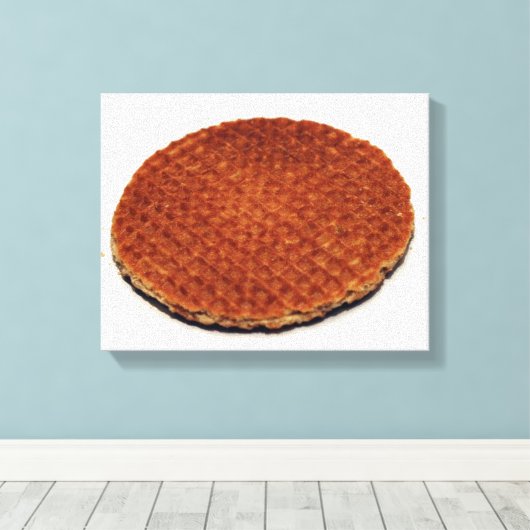 Stroopwafel Leinwanddruck (Insitu (Holzboden))