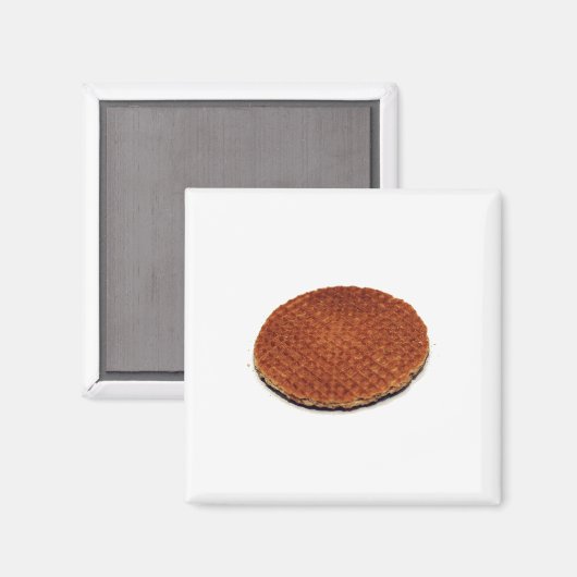 Stroopwafel Magnet (Vorderseite/Rückseite)