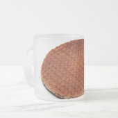 Stroopwafel Mattglastasse (Vorderseite Links)