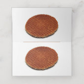 Stroopwafel Platzkarte (Innenseite Aufgefaltet)
