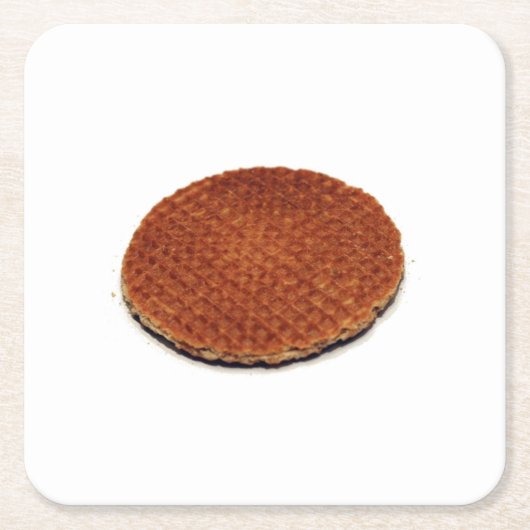 Stroopwafel Rechteckiger Pappuntersetzer (Vorderseite)