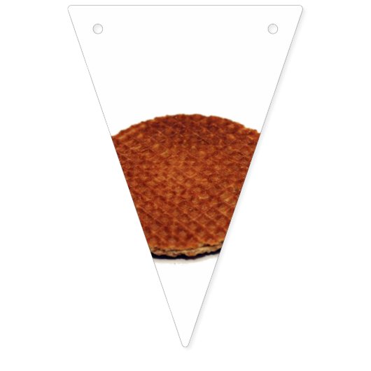 Stroopwafel Wimpelkette (Dritte Fahne)