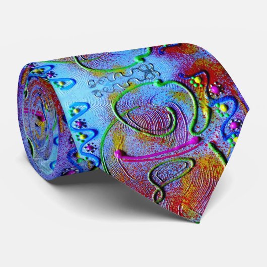 Stropdas 'Happy-Art' Krawatte (Gerollt)